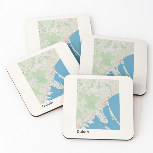 Item preview, Duluth Minimalistic Map Art designed and sold by MapsNerd.