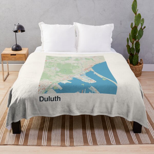 Item preview, Duluth Minimalistic Map Art designed and sold by MapsNerd.