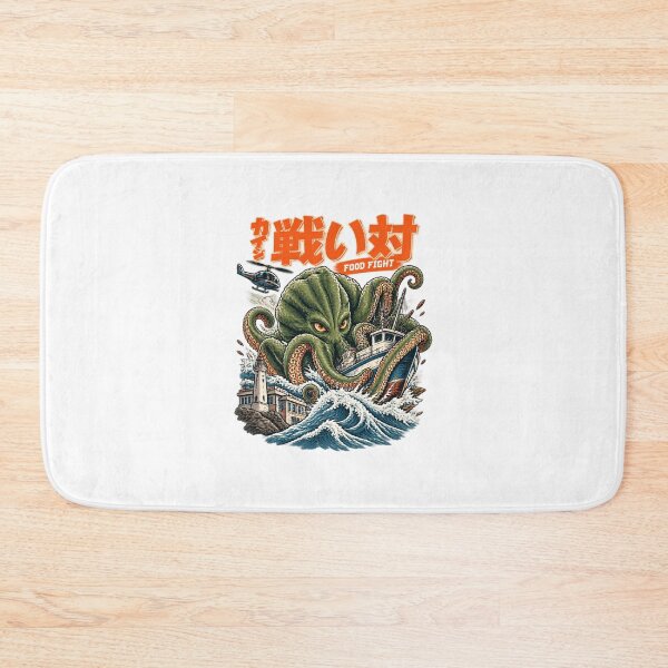 Item preview, Broccoli vs Ramen Kaiju Monster Battle Illustration designed and sold by MayGuy.