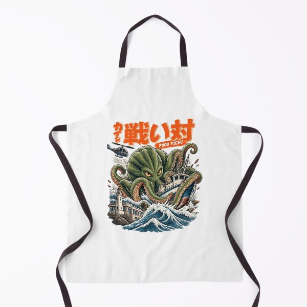 Item preview, Broccoli vs Ramen Kaiju Monster Battle Illustration designed and sold by MayGuy.
