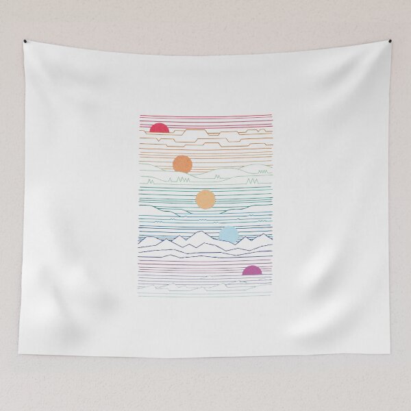 Item preview, Blue Geometric Spiral Wave Modern Abstract Art designed and sold by kikialabama.