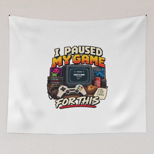 Item preview, I Paused My Game For This Funny Gamer designed and sold by ABprintstudio.