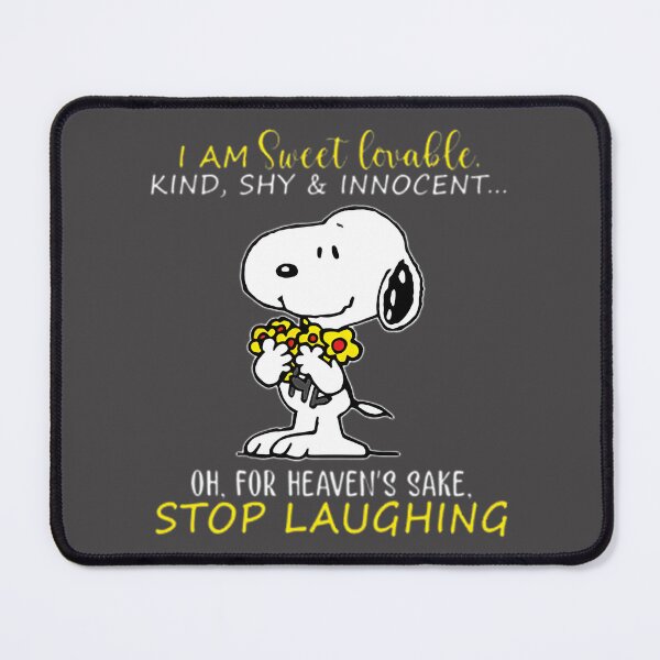 Item preview, Snoopy Inspired Sweet and Funny Quote Design Featuring Lovable and Shy Character Traits designed and sold by loui27.