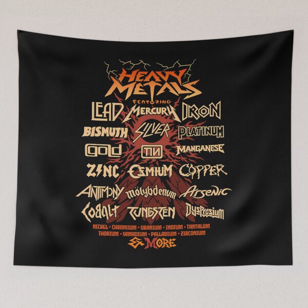Item preview, Heavy Metals Parody designed and sold by zodywiensqh.