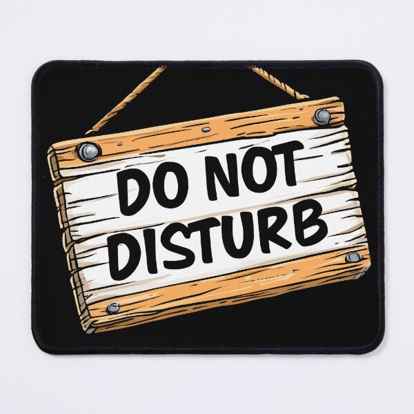 Item preview, Wooden Do Not Disturb Door Hang Design designed and sold by RichardRags.