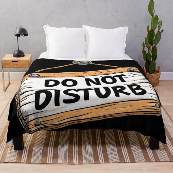 Item preview, Wooden Do Not Disturb Door Hang Design designed and sold by RichardRags.