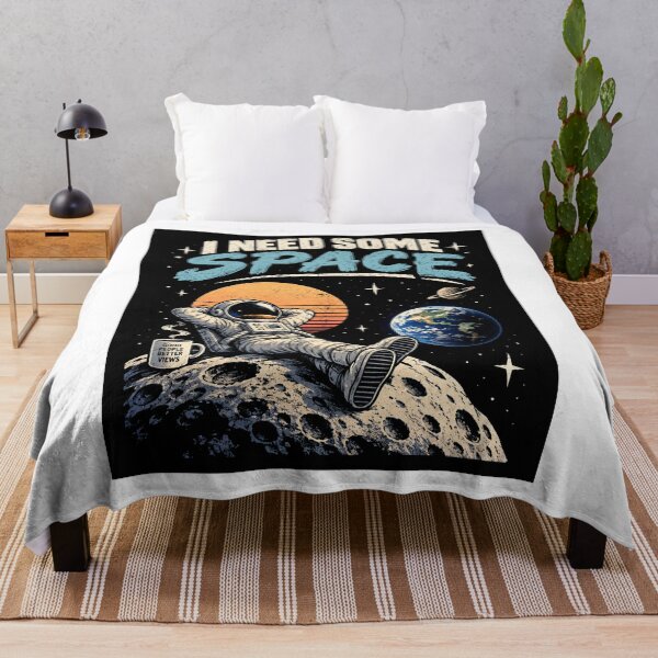 Item preview, I Need Some Space Funny Astronaut designed and sold by ABprintstudio.