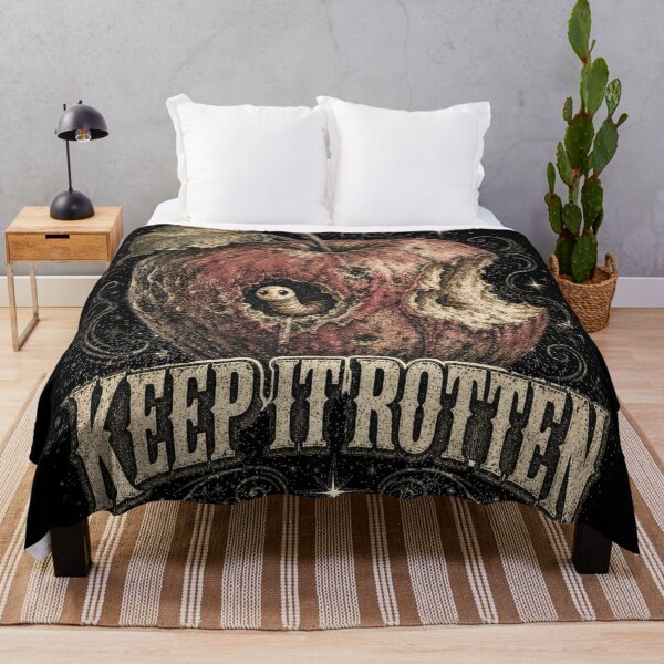 Item preview, Keep It Rotten Vintage Apple Worm Grunge designed and sold by Yellowriversss.