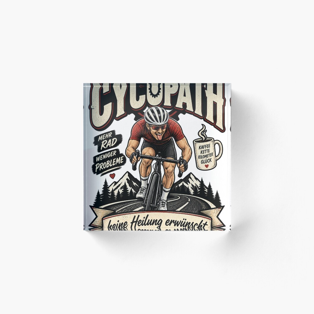 Item preview, Acrylic Block designed and sold by RennradKunst.