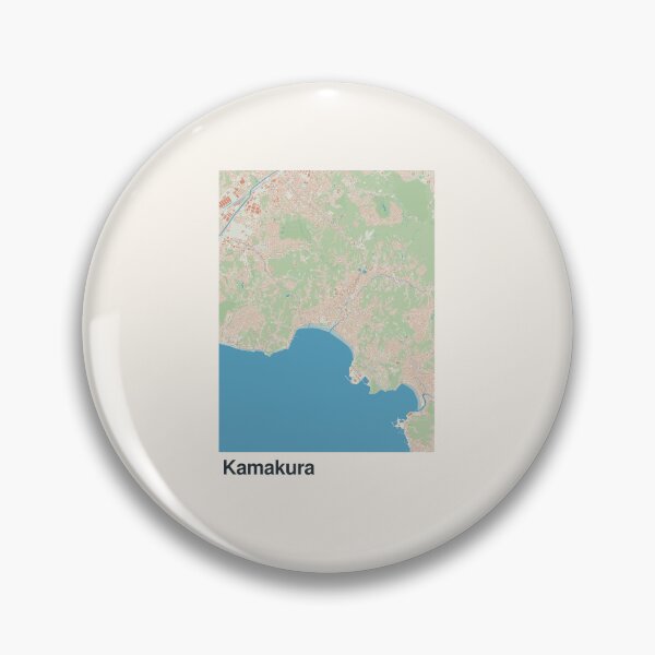 Item preview, Kamakura Minimalistic Map Art designed and sold by MapsNerd.