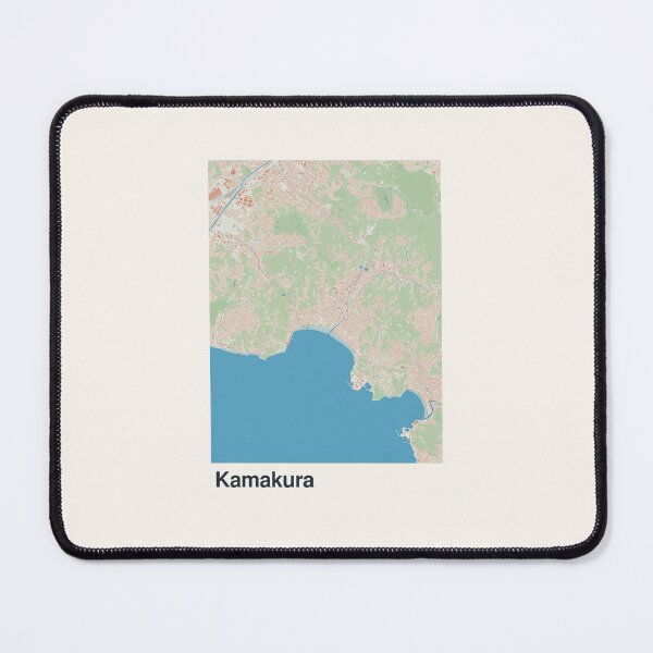 Item preview, Kamakura Minimalistic Map Art designed and sold by MapsNerd.