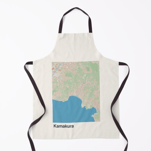 Item preview, Kamakura Minimalistic Map Art designed and sold by MapsNerd.