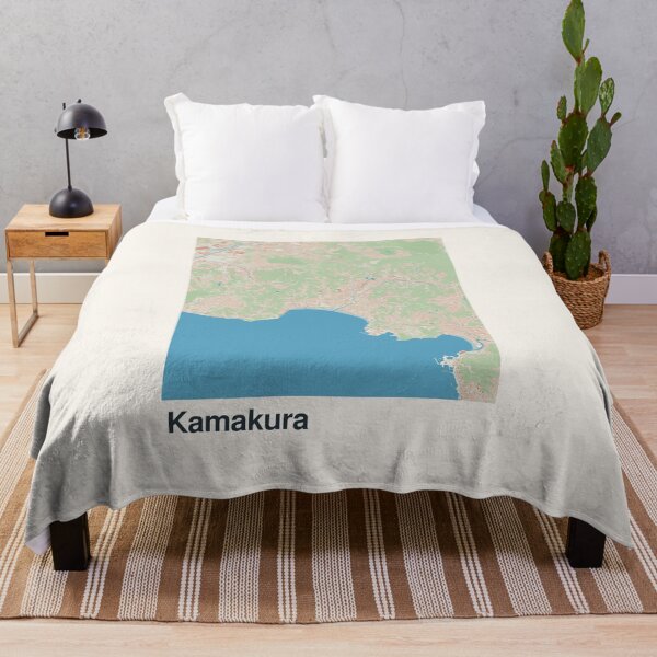 Item preview, Kamakura Minimalistic Map Art designed and sold by MapsNerd.