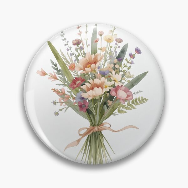 Item preview, Watercolor Wildflower Bouquet Bundle designed and sold by DriftwoodArt7.