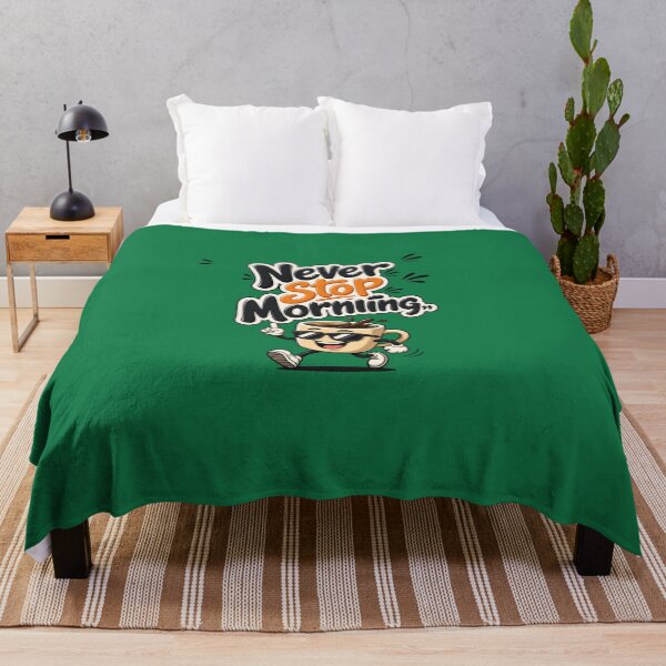 Item preview, Never Stop Morning - Minimalizm Typography Art designed and sold by Mattigiov.