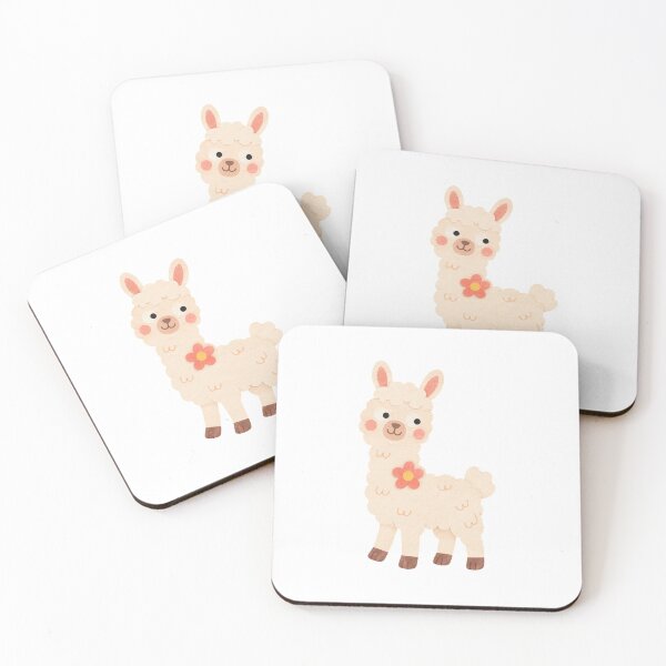 Item preview, Llama with a Flower Badge designed and sold by The-Art-of-D.