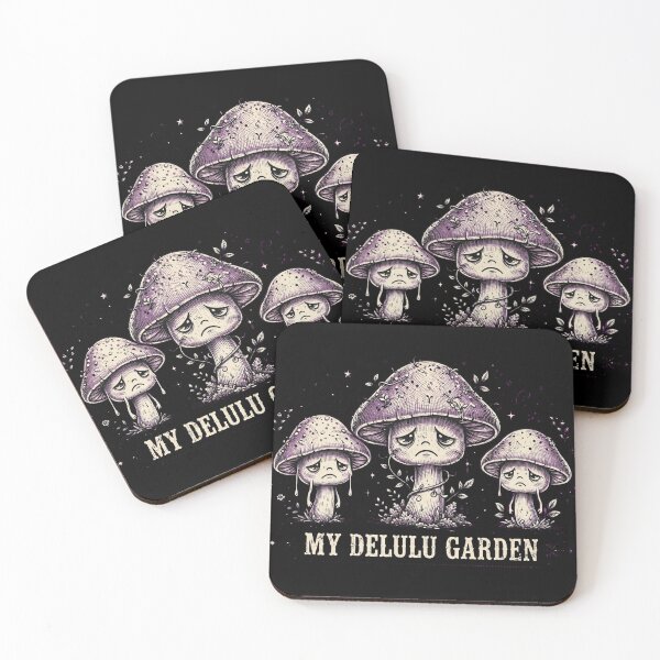 Item preview, My Delulu Garden Sad Mushroom Grunge designed and sold by Yellowriversss.