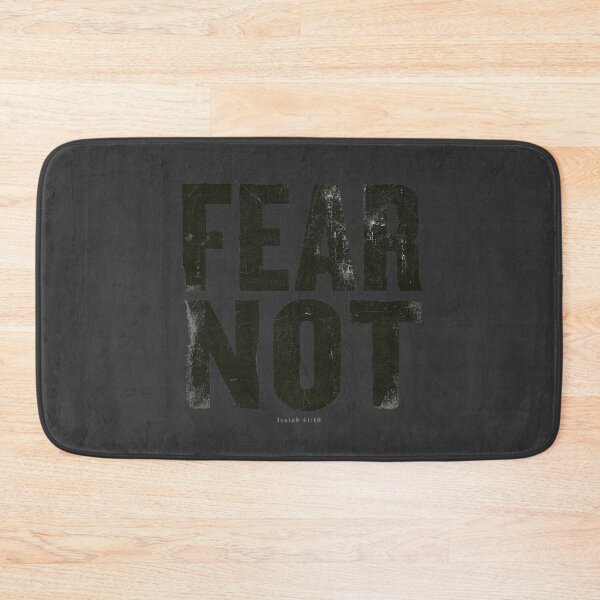 Item preview, Fear Not Isaiah 41:10 Distressed Christian Verse designed and sold by NicolasGlowArt.
