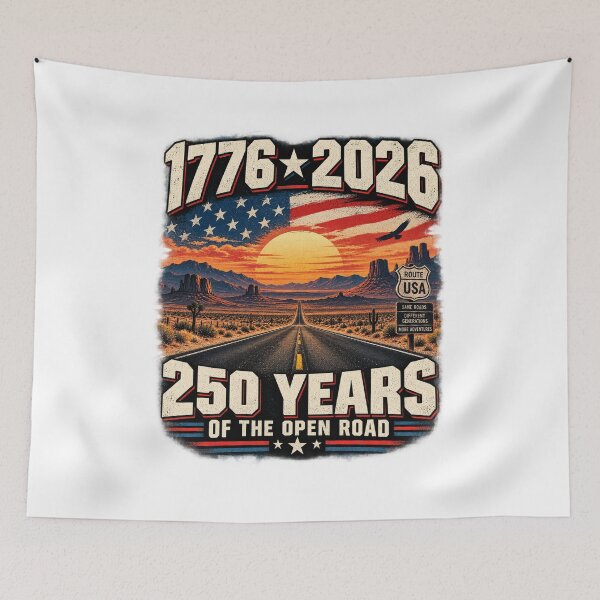 Item preview, 250 Years Of The Open Road USA designed and sold by ABprintstudio.