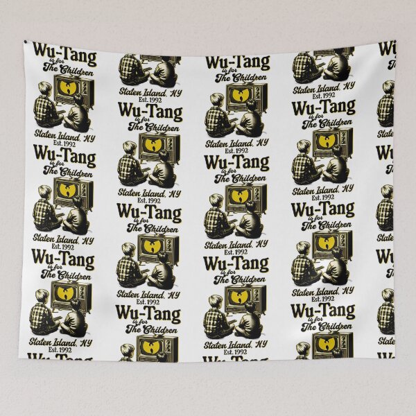 Item preview, Wu Tang Is For The Children Vintage Tv Retro Graph designed and sold by PatrickRath.
