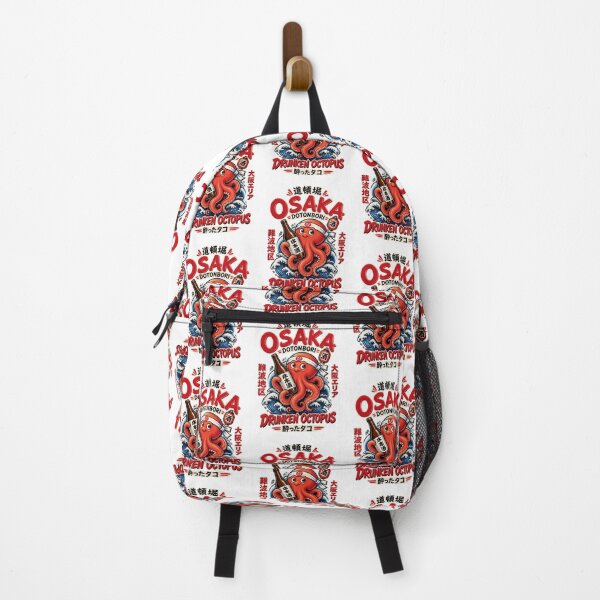 Item preview, Osaka Drunken Octopus Artistic Illustration with Japanese Urban Vibes designed and sold by MayGuy.