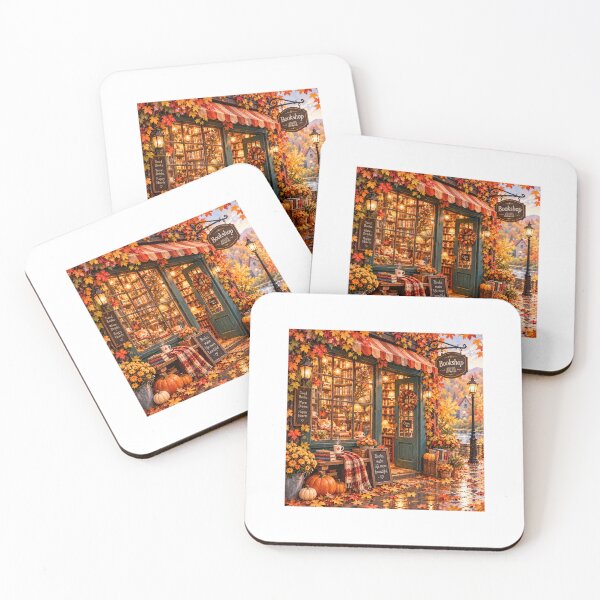 Item preview, Cozy Autumn Bookshop – Fall Reading Vibes designed and sold by NestDesigns01.