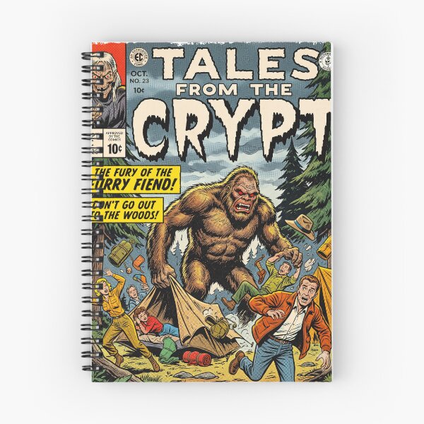 Item preview, Retro Bigfoot Comic Cover halloween designed and sold by Fictional Ink Society.