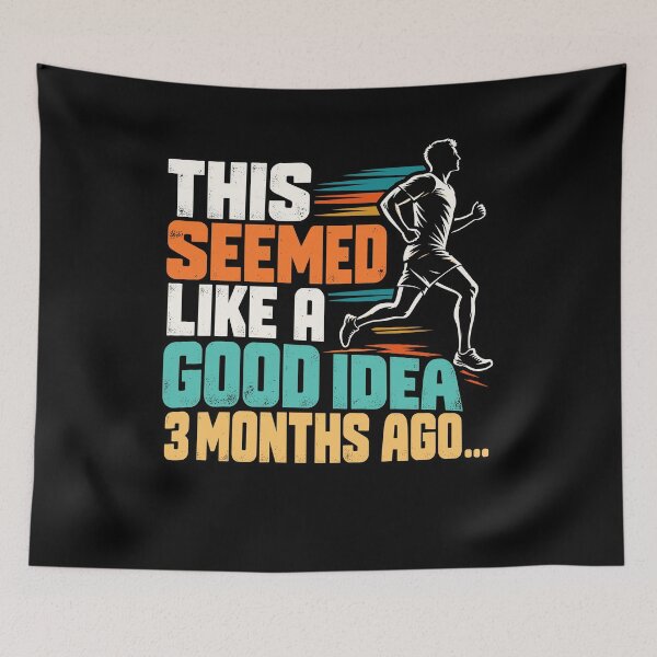 Item preview, This Seemed Like A Good Idea Funny Marathon Runner Running designed and sold by stmpdwrld.