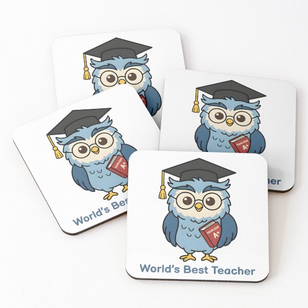 Item preview, Cute Owl Teacher – World's Best Teacher Funny Gift designed and sold by Isliath.