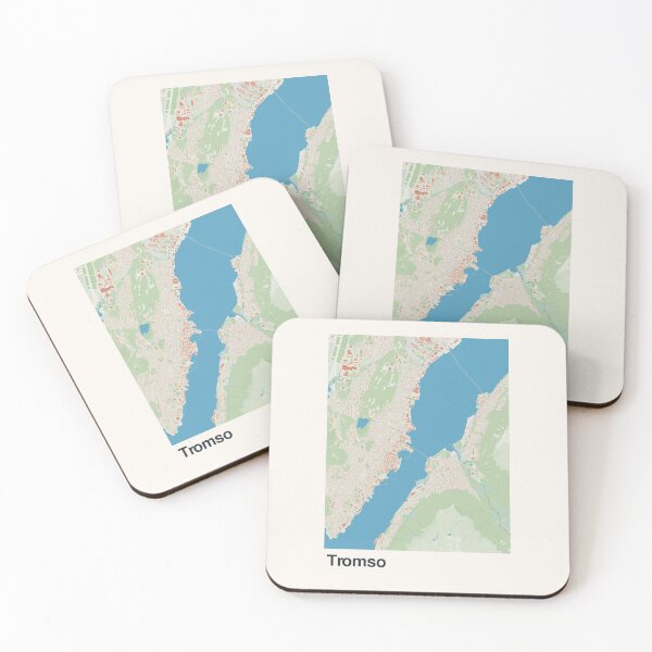 Item preview, Tromso Minimalistic Map Art designed and sold by MapsNerd.