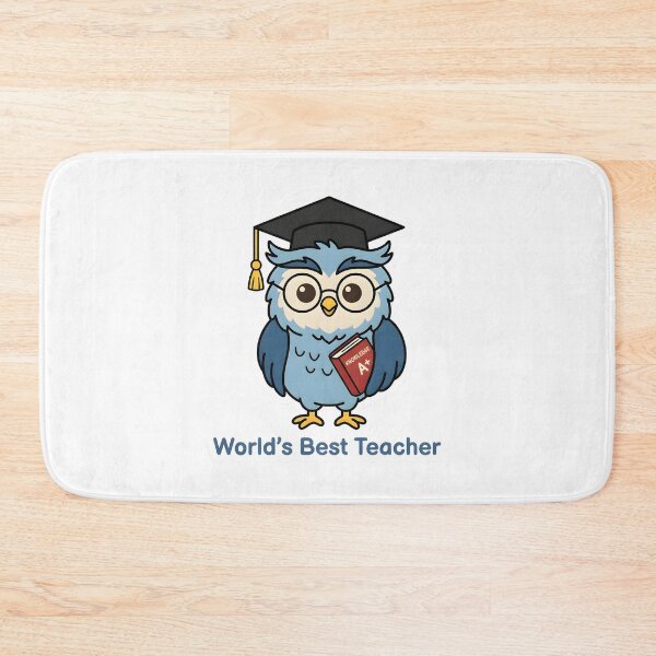 Item preview, Cute Owl Teacher – World's Best Teacher Funny Gift designed and sold by Isliath.