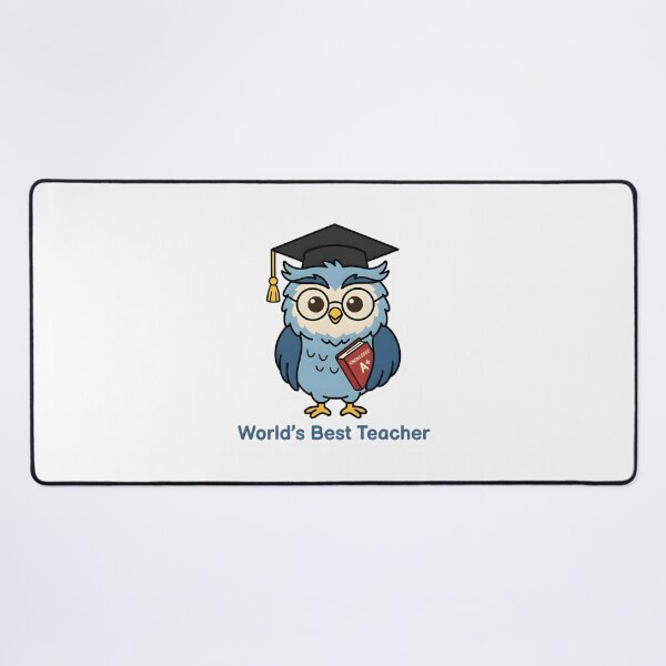 Item preview, Cute Owl Teacher – World's Best Teacher Funny Gift designed and sold by Isliath.
