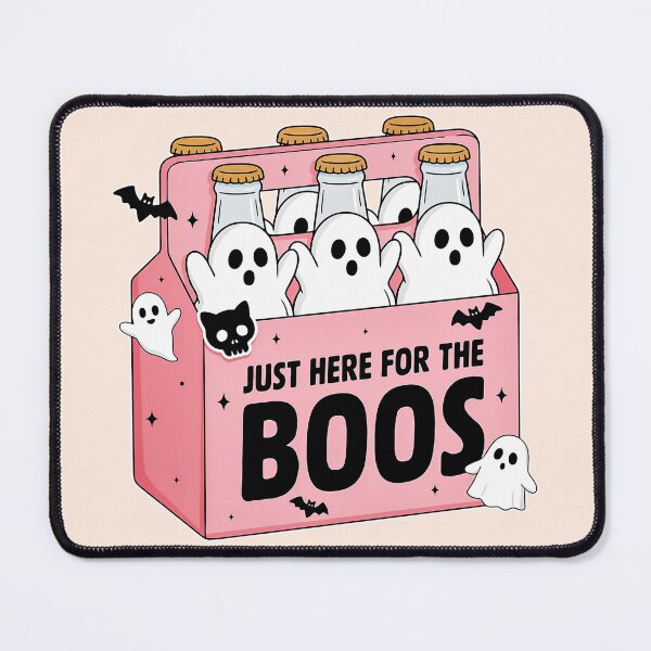 Item preview, Just Here for the Boos Pink Ghost Beer Six Pack Clipart designed and sold by zozo-shop.