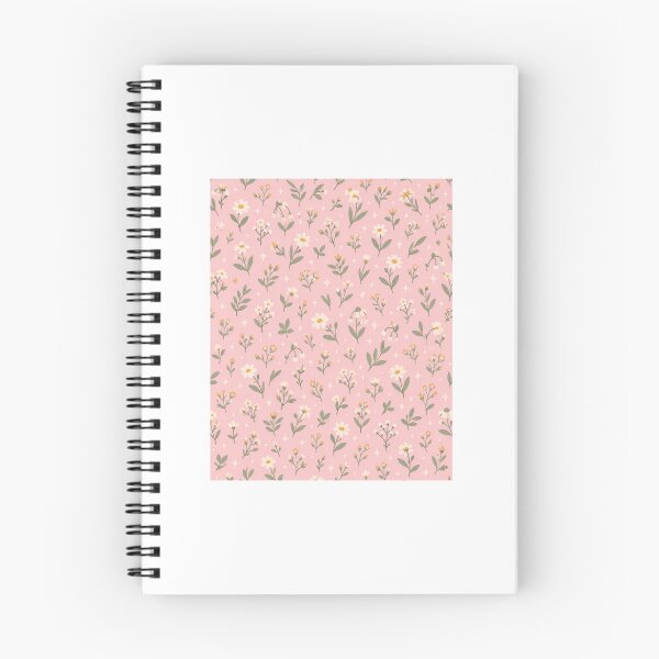 Item preview, Sage Pink Minimalist Aesthetic Floral Journal designed and sold by StickerSprouttt.