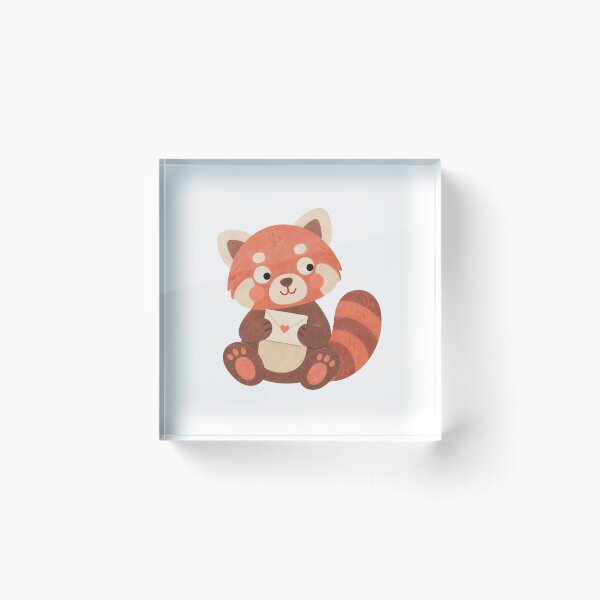 Item preview, Red Panda with a Tiny Envelope designed and sold by The-Art-of-D.