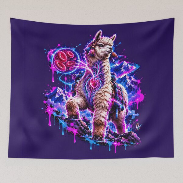 Item preview, Alpaca in Mountain Landscape designed and sold by srangiem-cc.