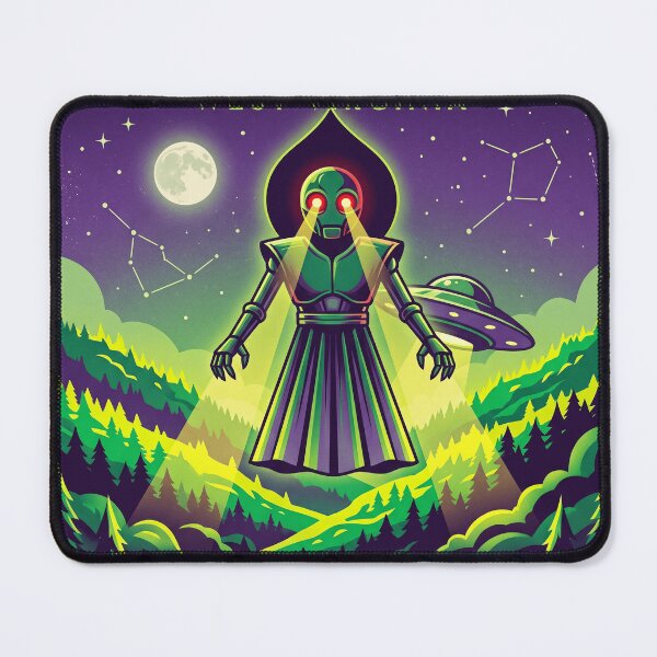 Item preview, Visit Flatwoods WV Alien Poster - halloween designed and sold by Fictional Ink Society.