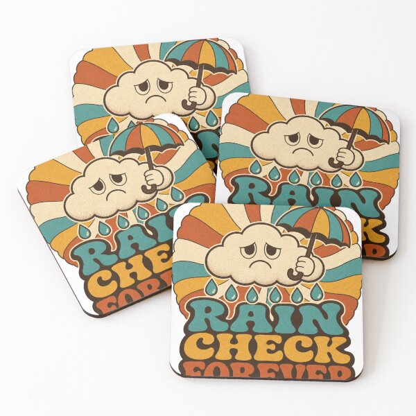 Artikelvorschau, Rain Check Forever Retro Groovy Introvertiert Lustiges Geschenk entworfen und verkauft von BoosterShop.