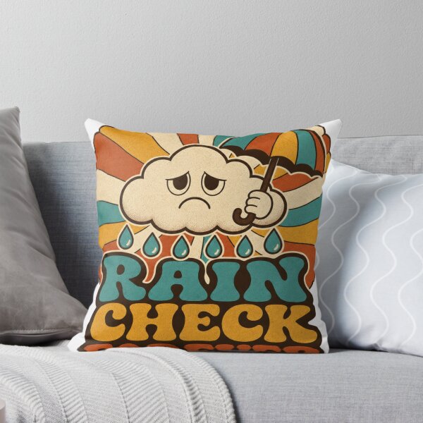 Item preview, Rain Check Forever Retro Groovy Introvert Funny Gift designed and sold by BoosterShop.