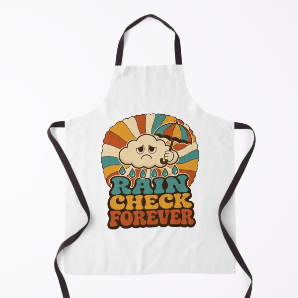 Item preview, Rain Check Forever Retro Groovy Introvert Funny Gift designed and sold by BoosterShop.
