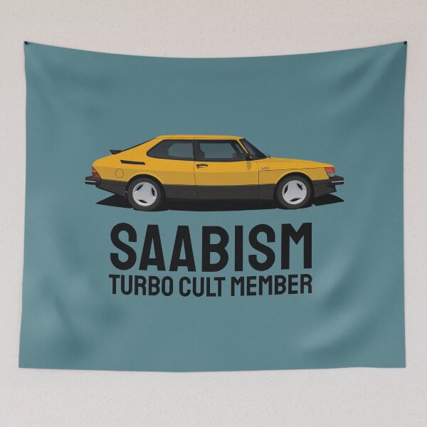 Item preview, SAABISM – Turbo Cult Member. SAAB 900 Turbo designed and sold by knappidesign.