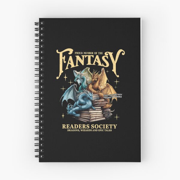 Item preview, Fantasy Readers Society Dragons Books Lover designed and sold by burmside48.