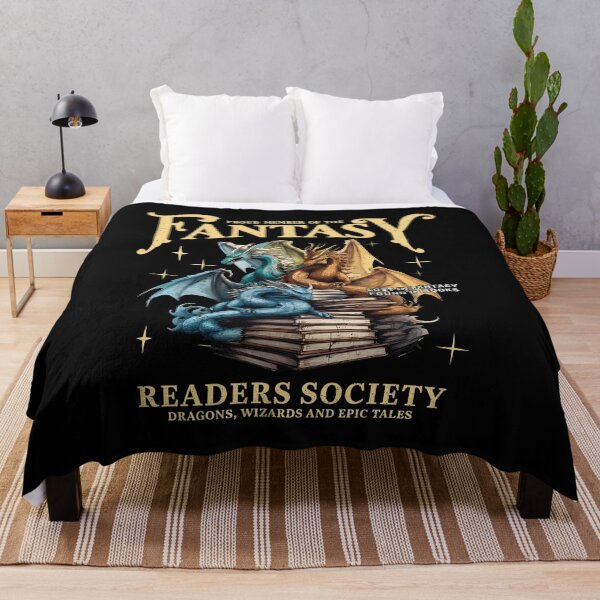 Item preview, Fantasy Readers Society Dragons Books Lover designed and sold by burmside48.