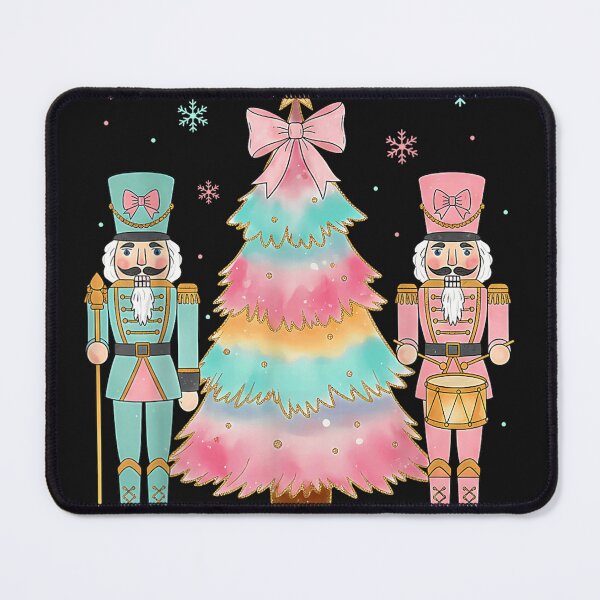 Item preview, Pastel Nutcracker Soldier Pink Bow Christmas Tree Women Girl designed and sold by bandom557.