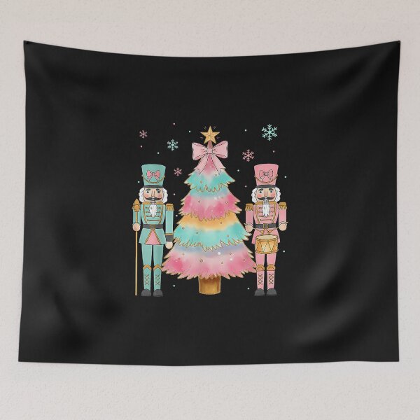 Item preview, Pastel Nutcracker Soldier Pink Bow Christmas Tree Women Girl designed and sold by bandom557.