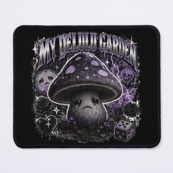 Item preview, My Delulu Garden Dark Crying Mushroom Grunge Aesthetic designed and sold by Yellowriversss.