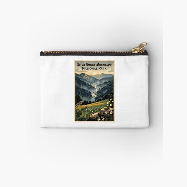 Item preview, Great Smoky Mountains National Park Vintage Travel Art designed and sold by Teelogic.