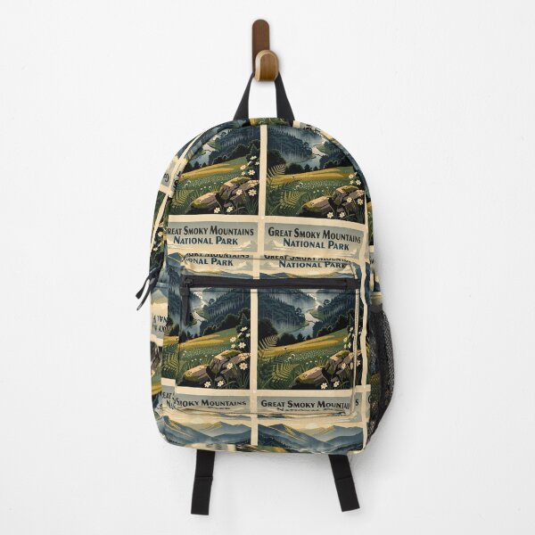 Item preview, Great Smoky Mountains National Park Vintage Travel Art designed and sold by Teelogic.
