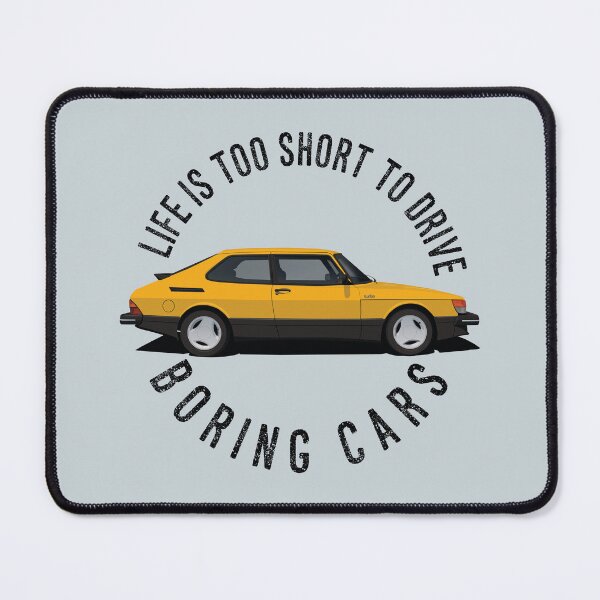 Item preview, Life is too short to drive boring cars - Saab 900 Turbo - Yellow designed and sold by knappidesign.