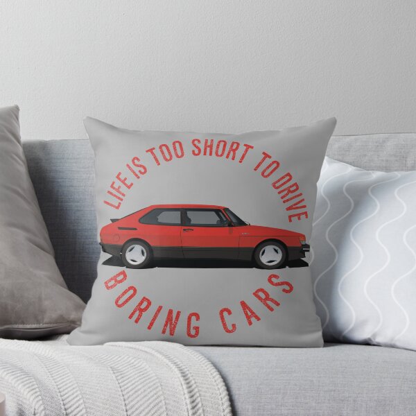 Item preview, Life is too short to drive boring cars - Saab 900 Turbo - Red designed and sold by knappidesign.